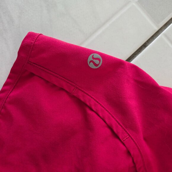 Lululemon Run Times Shorts Ruby Red 6 - Picture 3 of 4